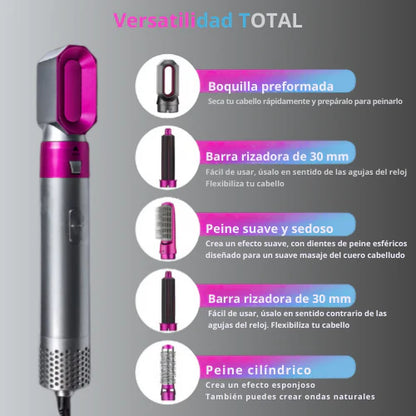 Secador multiuso 5en1