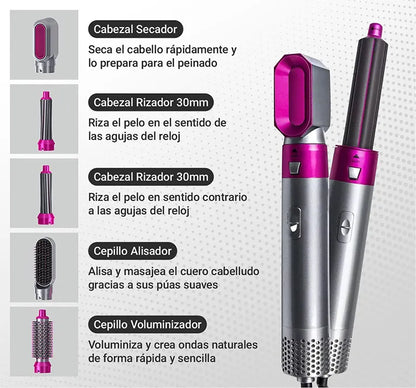 Secador multiuso 5en1